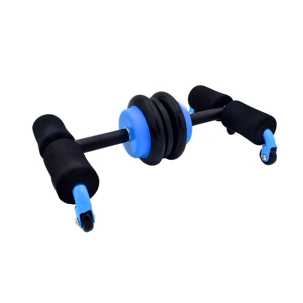 ΡΟΔΑ ΕΚΓΥΜΝΑΣΗΣ ΣΩΜΑΤΟΣ MULTIFUNCTIONAL ABDOMINAL WHEEL BLUE