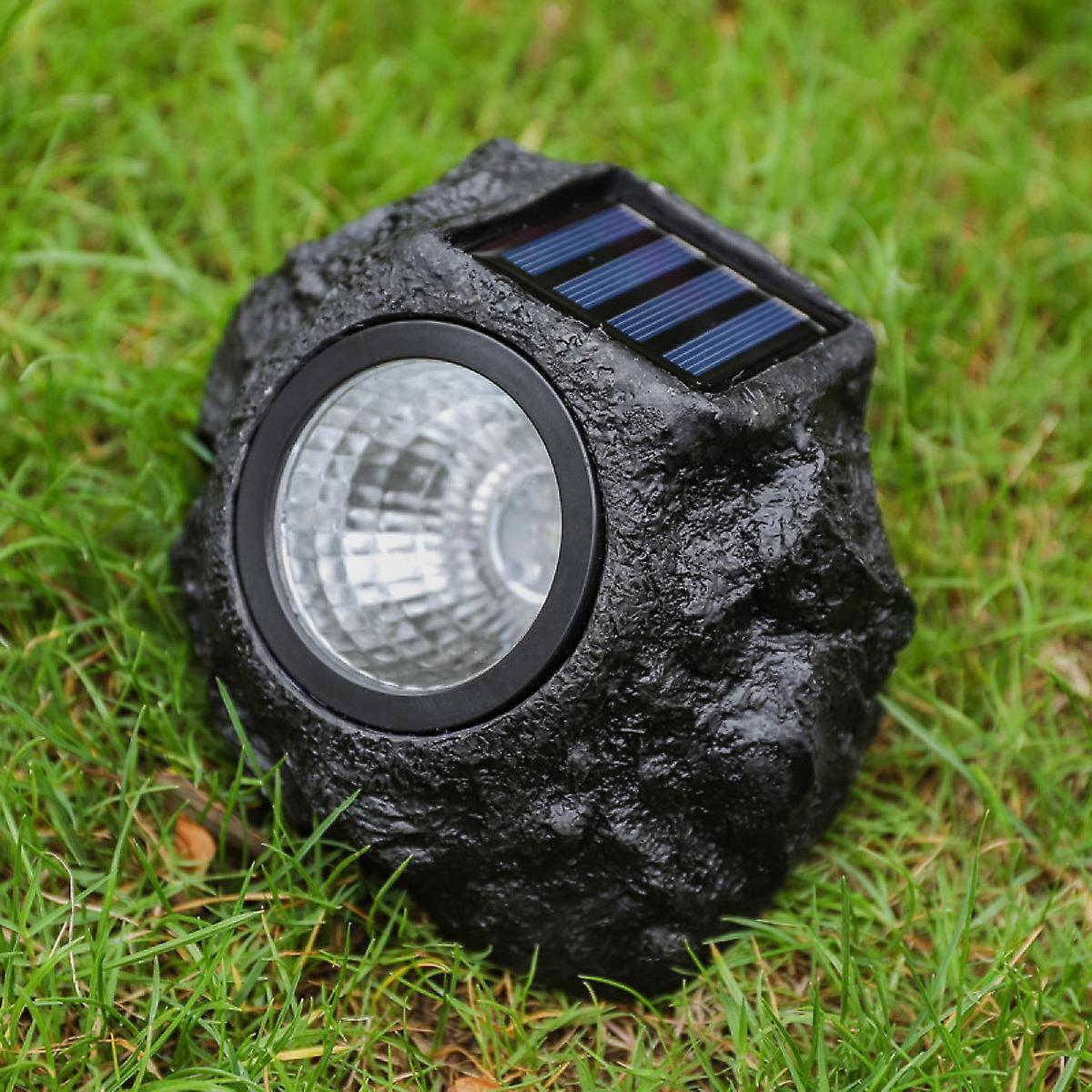 Rock Solar Light Lamp Ηλιακό φως βράχος για τον κήπο - Image 2
