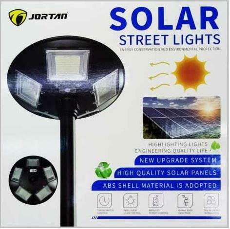 Ηλιακό φωτιστικό δρόμου-πλατείας LED 300w με ανιχνευτή κίνησης Jortan JC5730 - Image 4