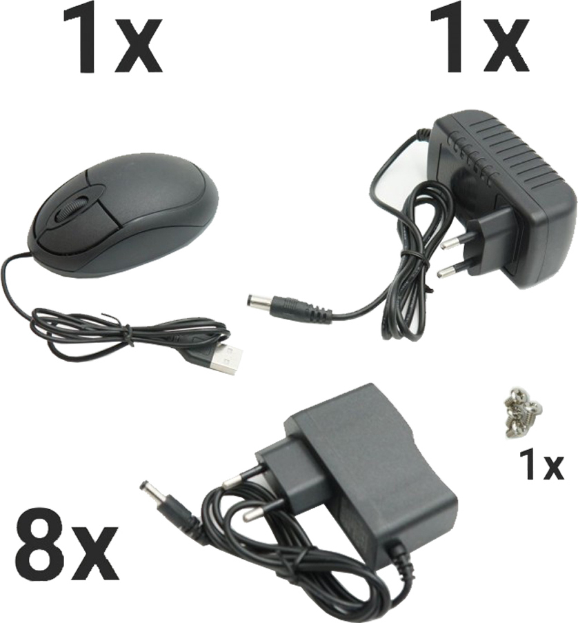 ΣΕΤ ΚΑΤΑΓΡΑΦΗΣ ΜΕ 8 ΚΑΜΕΡΕΣ CCTV CAMERA KIT ANDOWL AN-Q-S8i - Image 5