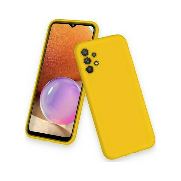 Θήκη Σιλικόνης Πλάτης για Samsung Galaxy A33 5G Κίτρινο ΟΕΜ