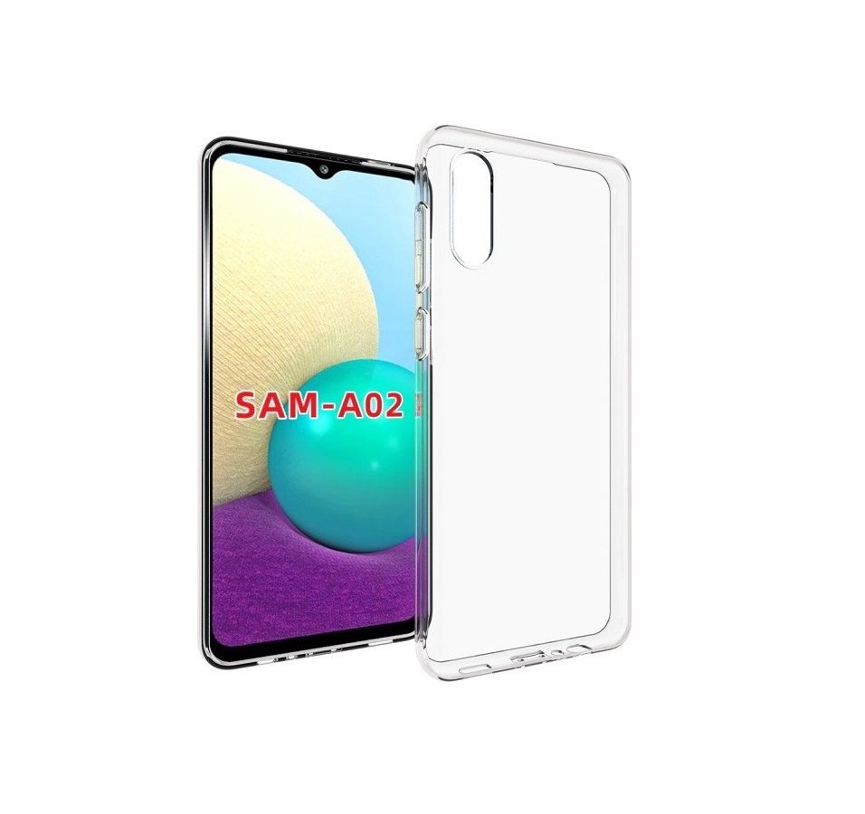 Samsung Galaxy A02 TPU Silicone Back Cover Case Transparent (oem)
