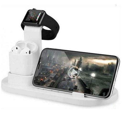 Ασύρματη βάση φόρτισης 3 σε 1 - Multifunction Charging stand - MF-3-1 - Άσπρη