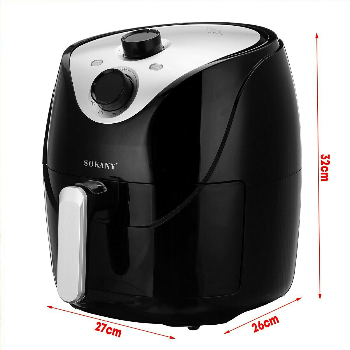 Φριτέζα αέρος 1500w 4Λίτρων HB-8005 - Image 2