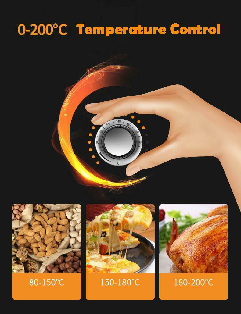Φριτέζα αέρος 1500w 4Λίτρων HB-8005 - Image 8
