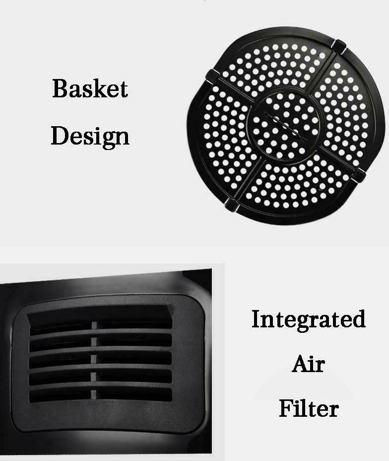 Φριτέζα αέρος 1500w 4Λίτρων HB-8005 - Image 10