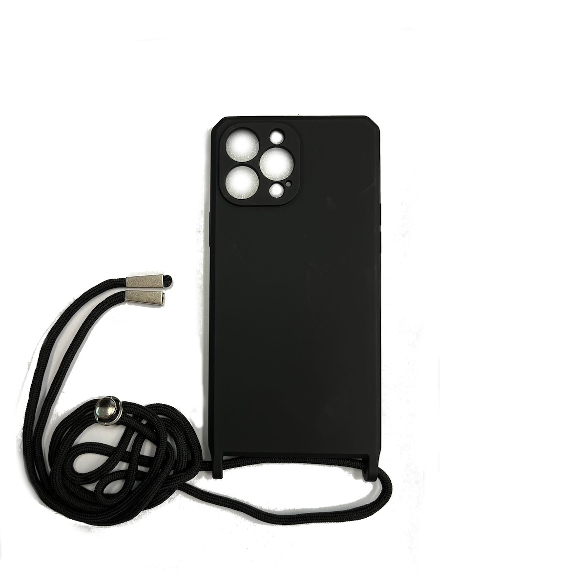 Back Case Tpu Camera Protection με Κορδόνι για Apple iPhone 13 Pro Black