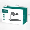Ασύρματος Φορτιστής (Qi Pad) 15W Power Delivery / Quick Charge 3.0 Μαύρος (OJD-85)