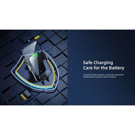 Remax RM-C05 3-Axis Linkage Wireless Charging Car Holder Ασύρματος Φορτιστής για smartphones Βάση στήριξης αυτοκινήτου