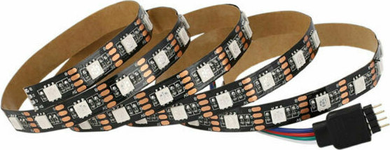 Αδιάβροχη Ταινία LED Τροφοδοσίας USB (5V) RGB Μήκους 3m Σετ με Τηλεχειριστήριο και Τροφοδοτικό AT76092 - Image 2