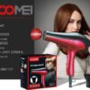 Πιστολάκι Μαλλιών 1800W Hoomei HM-7640 Φούξια a