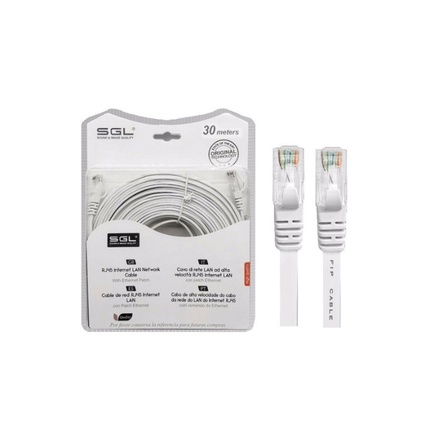Καλώδιο δικτύου - Ethernet - 30m - A8P8 - 094883