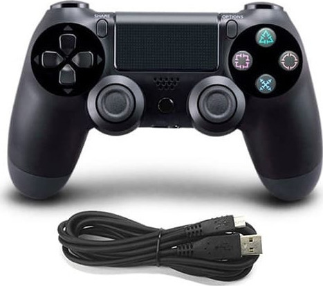 ΕΝΣΥΡΜΑΤΟ ΧΕΙΡΙΣΤΗΡΙΟ DOUBLELSHOCK 4 ΓΙΑ ΤΟ PS4 ΜΑΥΡΟ (OEM) - Image 4