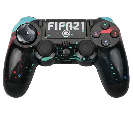 Ασύρματο Χειριστήριο Doubleshock 4 Bluetooth Για PS4 FIFA21 Μαύρο oem
