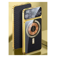 10000mAh 22.5W Super Fast Magnetic Wireless Power Bank Gold