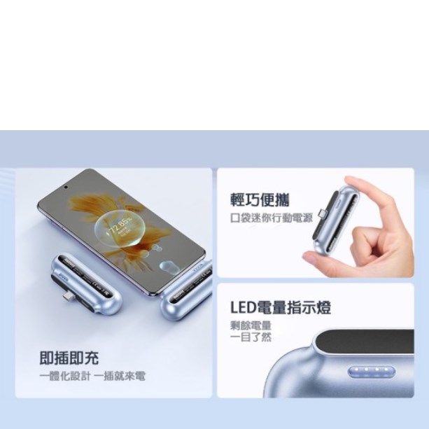 Remax RPP-575 Capsule Power bank 3Α Type-C 3000mAh Λευκό