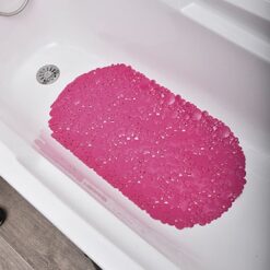 Πατάκι Αντιολισθητικό μπανιέρας Φούξια (34×68 cm)