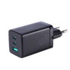 Joyroom (TCG01) Φορτιστής με Θύρα USB-A και 2 Θύρες USB-C και Καλώδιο USB-C 65W Power Delivery Μαύρο