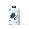 Joyroom (TCG01) Φορτιστής με Θύρα USB-A και 2 Θύρες USB-C και Καλώδιο USB-C 65W Power Delivery Μαύρο