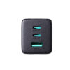 Joyroom (TCG01) Φορτιστής με Θύρα USB-A και 2 Θύρες USB-C και Καλώδιο USB-C 65W Power Delivery Μαύρο