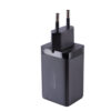 Joyroom (TCG01) Φορτιστής με Θύρα USB-A και 2 Θύρες USB-C και Καλώδιο USB-C 65W Power Delivery Μαύρο