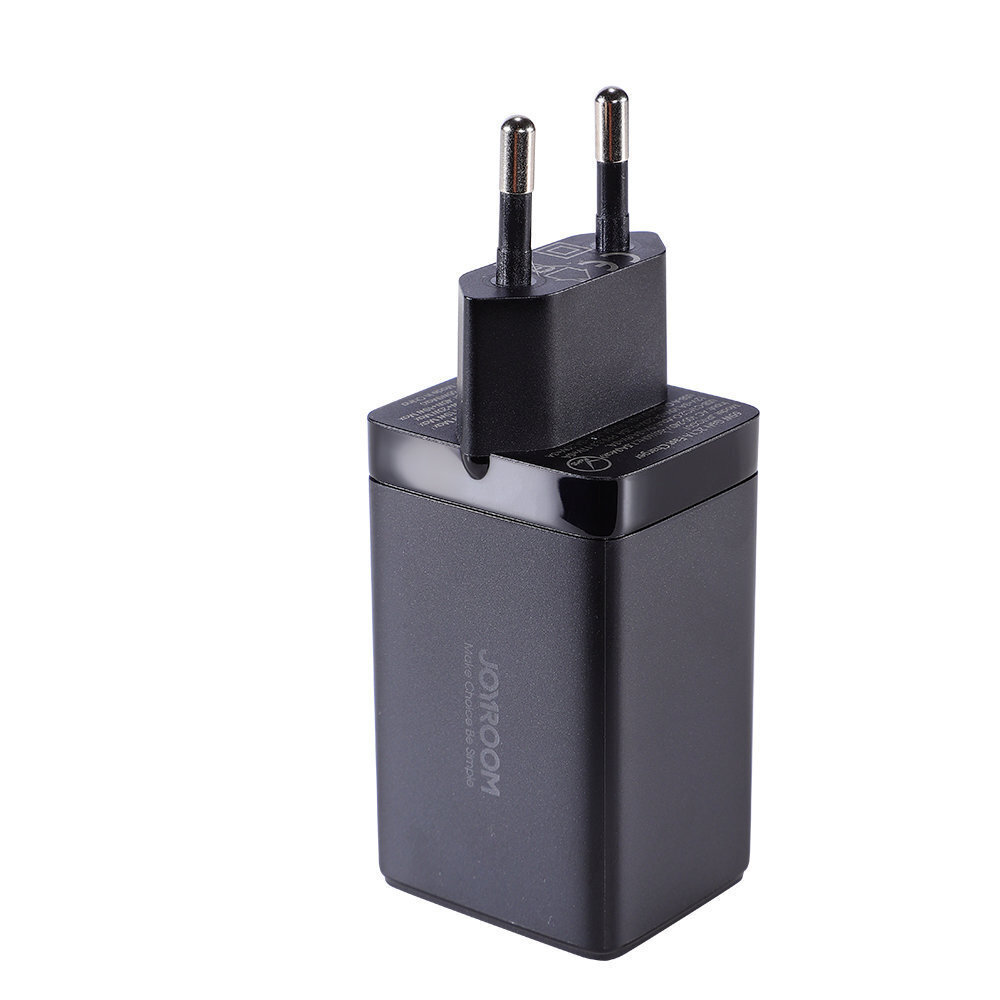 Joyroom (TCG01) Φορτιστής με Θύρα USB-A και 2 Θύρες USB-C και Καλώδιο USB-C 65W Power Delivery Μαύρο