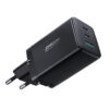 Joyroom (TCG01) Φορτιστής με Θύρα USB-A και 2 Θύρες USB-C και Καλώδιο USB-C 65W Power Delivery Μαύρο