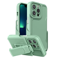 Αντικραδασμική θήκη για iPhone 14 Armor Back Clip Matcha Green