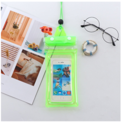 Αδιάβροχη θήκη κινητού σε πράσινο χρώμα