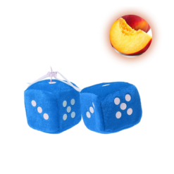 Αρωματικά ζάρια αυτοκινήτου με άρωμα ροδάκινο μπλε