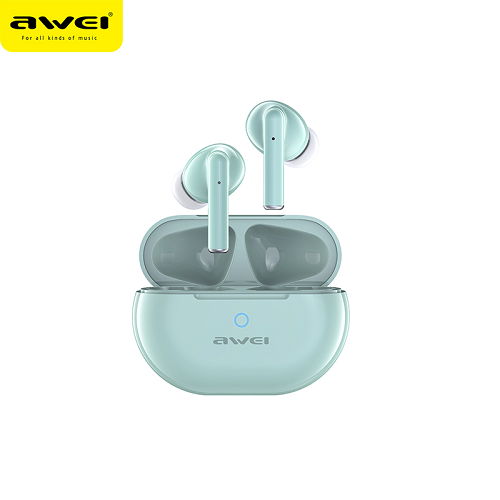 Ασύρματα ακουστικά earbud bluetooth handsfree Awei T61 πράσινα