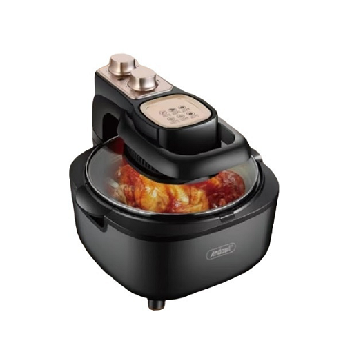Φριτέζα αέρος με αποσπώμενο κάδο 1100W 7lt Andowl DH-308 μαύρο