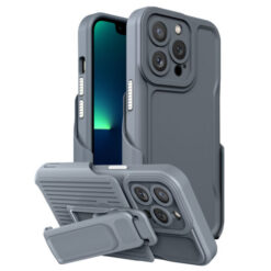 Αντικραδασμική θήκη για iPhone 14 Pro Max Armor Back Clip Γκρι