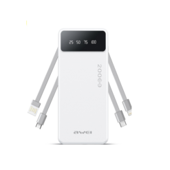 Power bank 20000mAh P132K Awei λευκό