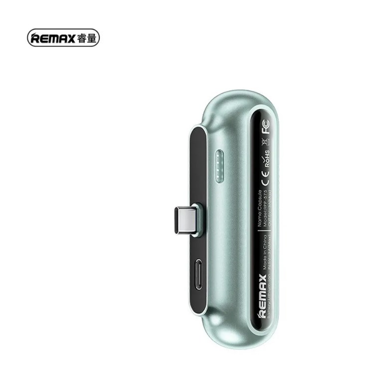 Remax RPP-576 Capsule Power bank για iPhone 3000mAh Πράσινο