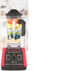 Μπλέντερ πολλαπλών χρήσεων Sokany Sk-666 5000W υψηλής ισχύος Κόκκινο