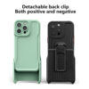 Αντικραδασμική θήκη για iPhone 11 Pro Max Armor Back Clip Holder Γκρι