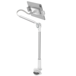 Βάση στήριξης tablet με ρυθμιζόμενο βραχίονα έως 12.9″ σε ασημί χρώμα