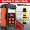 Konnwei KW-520 Ψηφιακό Battery Tester με Κροκοδειλάκια
