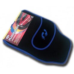 Αντιολισθητικά Υφασμάτινα Πατάκια Αυτοκινήτου Σχέδιο Πατούσες Σετ 4 τεμάχια Μπλε