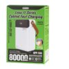 Remax RPP-566 Power Bank Γρήγορης Φόρτισης 22,5W 80000mAh Λευκό